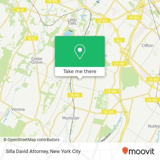 Silla David Attorney map