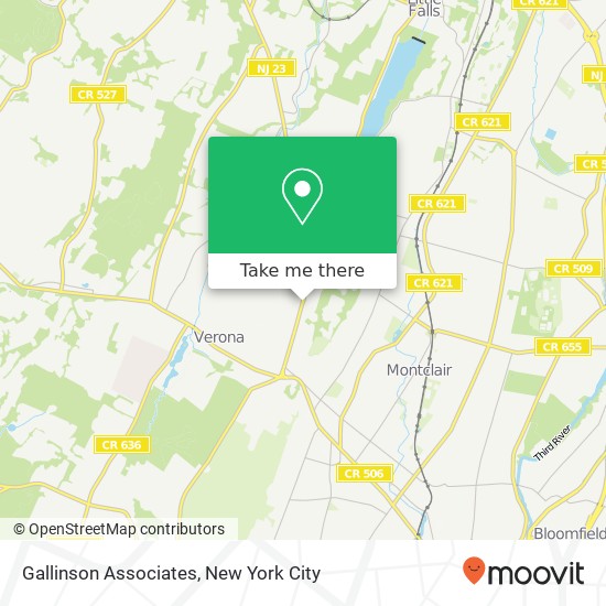 Gallinson Associates map
