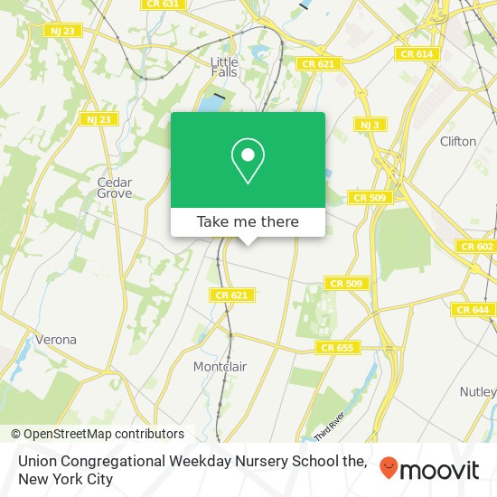 Union Congregational Weekday Nursery School the map