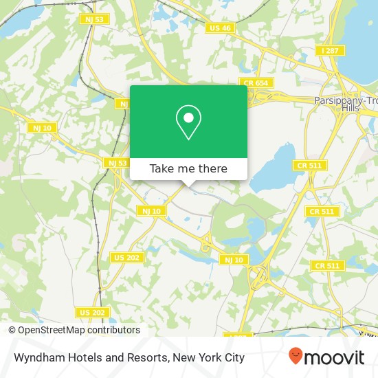 Wyndham Hotels and Resorts map