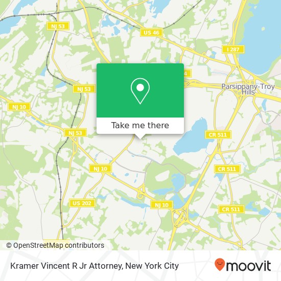 Kramer Vincent R Jr Attorney map
