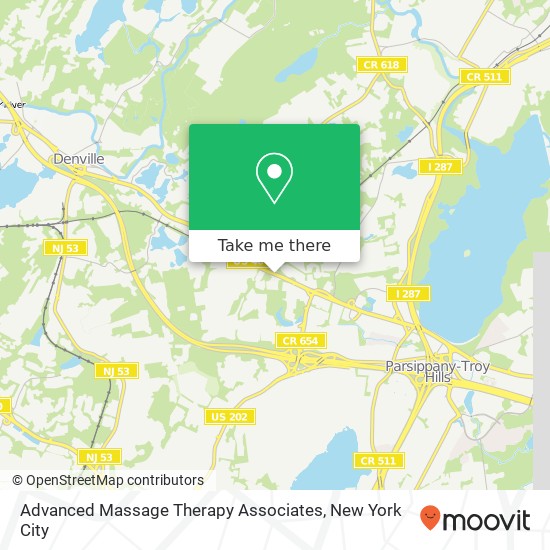 Advanced Massage Therapy Associates map