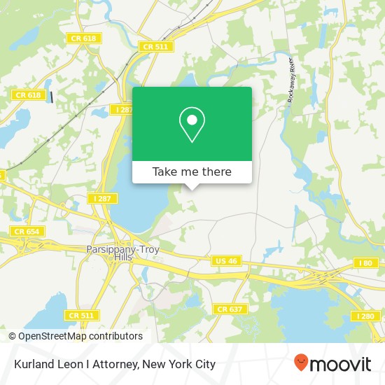 Kurland Leon I Attorney map