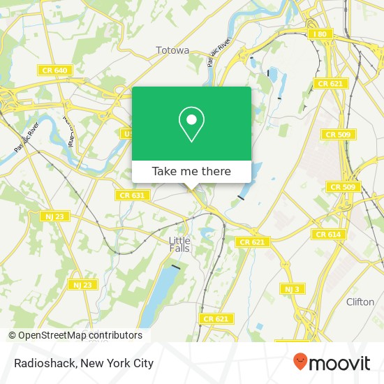 Mapa de Radioshack