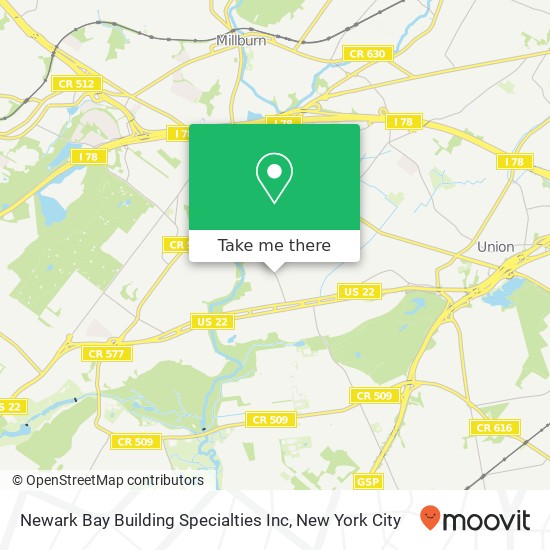 Newark Bay Building Specialties Inc map