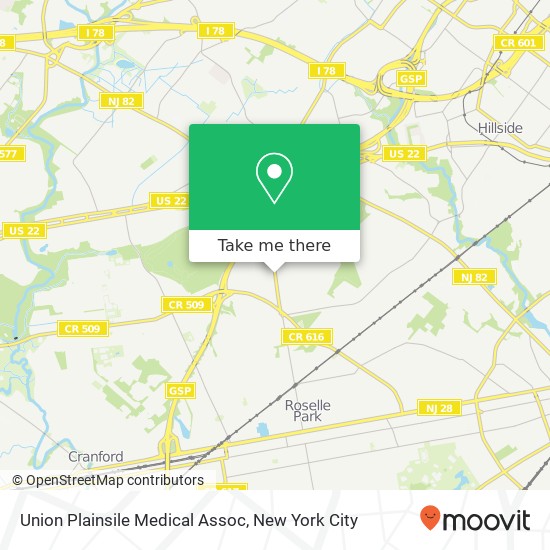 Union Plainsile Medical Assoc map