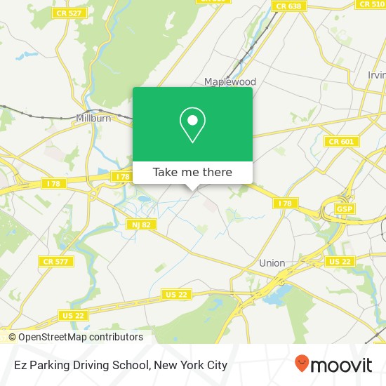 Mapa de Ez Parking Driving School