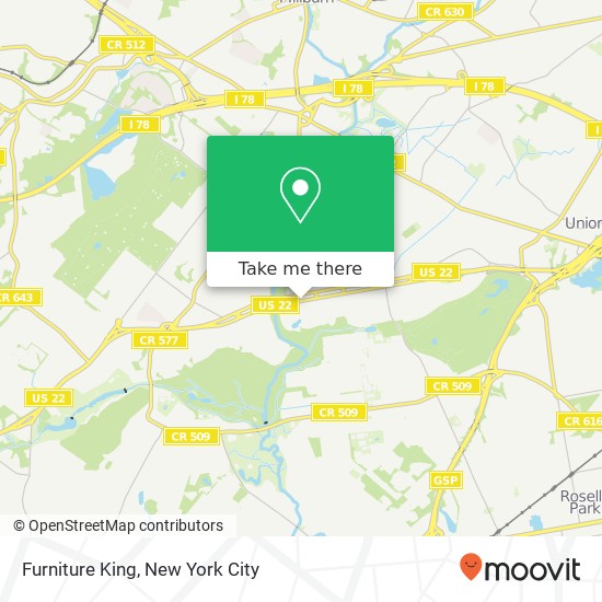 Furniture King map