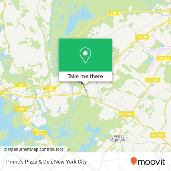 Mapa de Primo's Pizza & Deli