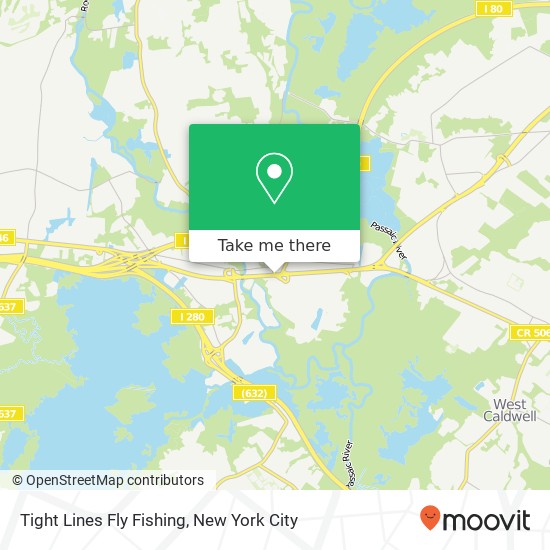 Tight Lines Fly Fishing map