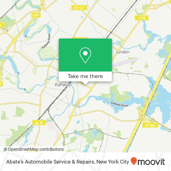 Abate's Automobile Service & Repairs map