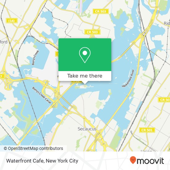 Mapa de Waterfront Cafe