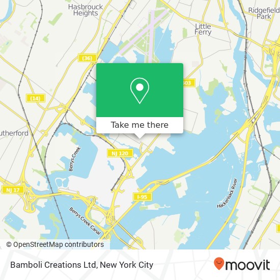 Bamboli Creations Ltd map