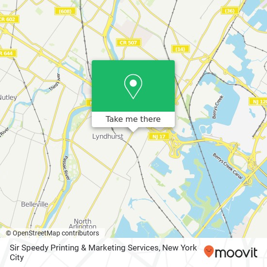 Mapa de Sir Speedy Printing & Marketing Services