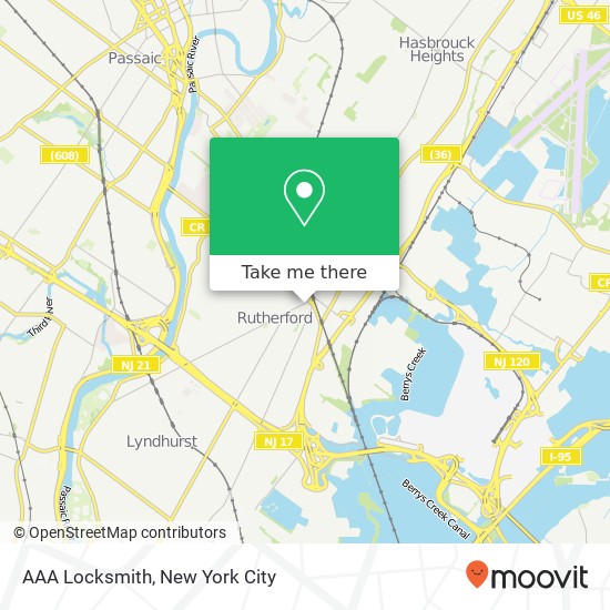 AAA Locksmith map