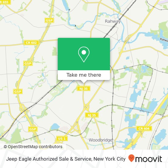 Mapa de Jeep Eagle Authorized Sale & Service