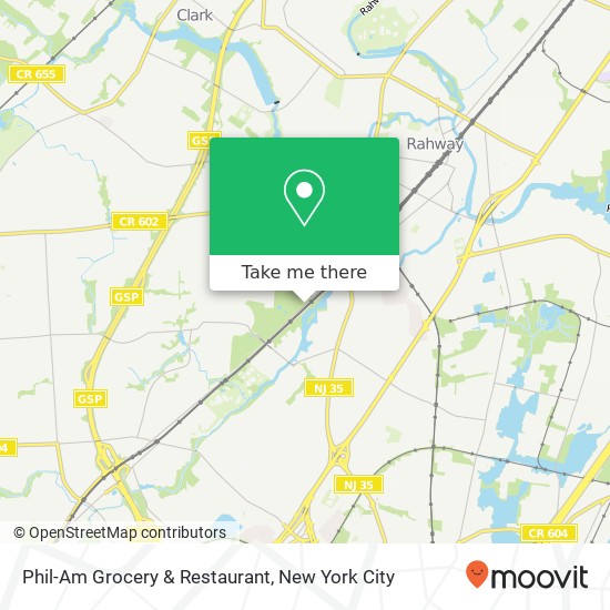 Mapa de Phil-Am Grocery & Restaurant