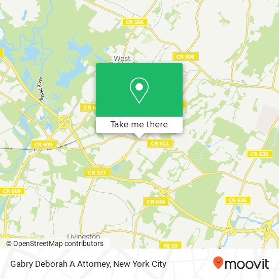 Mapa de Gabry Deborah A Attorney
