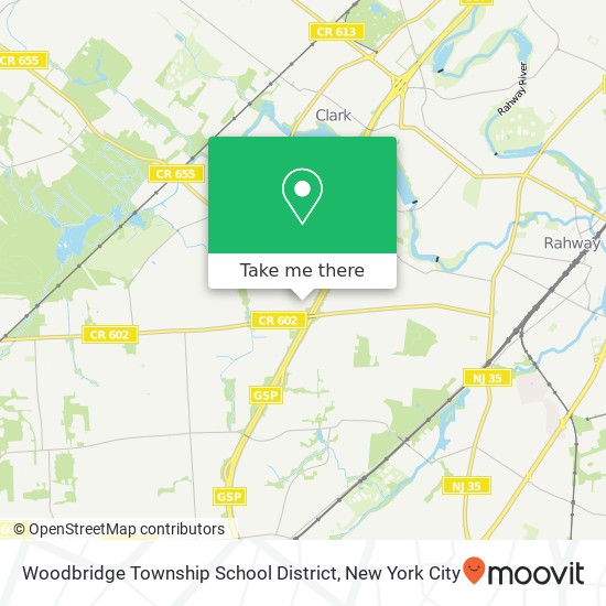 Woodbridge Township School District map