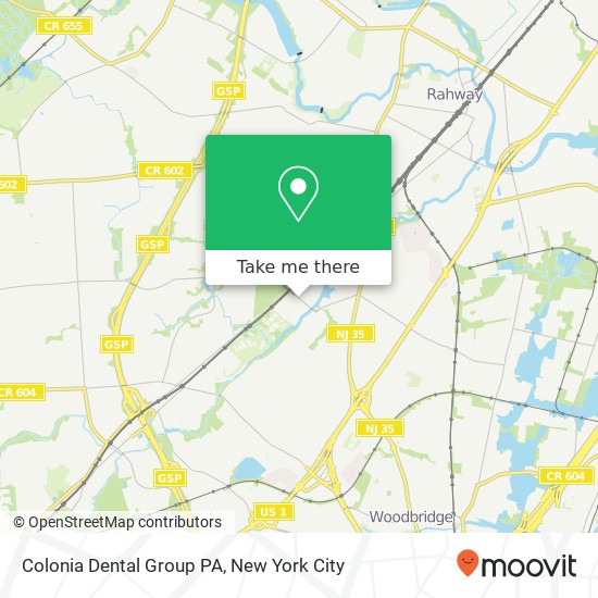 Colonia Dental Group PA map
