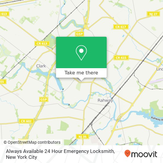 Mapa de Always Available 24 Hour Emergency Locksmith