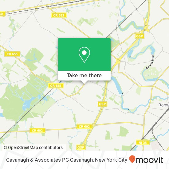 Cavanagh & Associates PC Cavanagh map