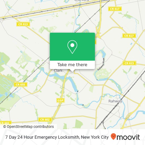 Mapa de 7 Day 24 Hour Emergency Locksmith