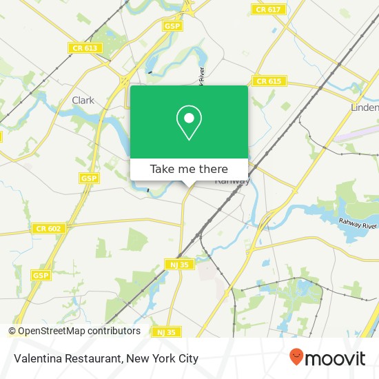 Valentina Restaurant map