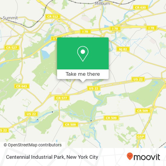 Centennial Industrial Park map