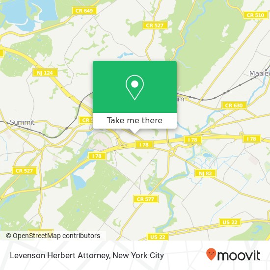 Levenson Herbert Attorney map