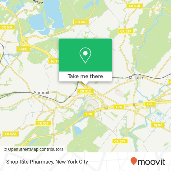 Mapa de Shop Rite Pharmacy