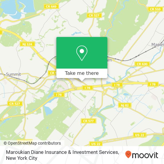 Mapa de Maroukian Diane Insurance & Investment Services