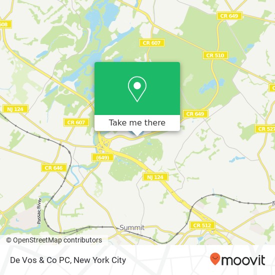 Mapa de De Vos & Co PC