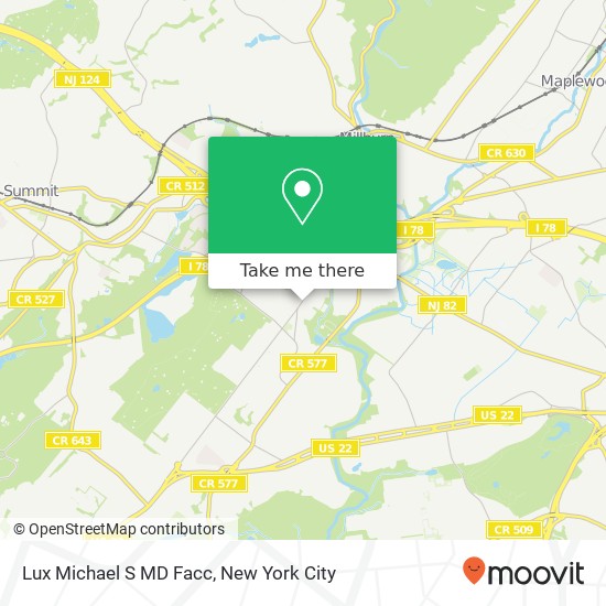 Mapa de Lux Michael S MD Facc