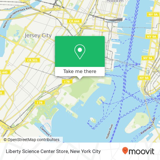 Liberty Science Center Store map