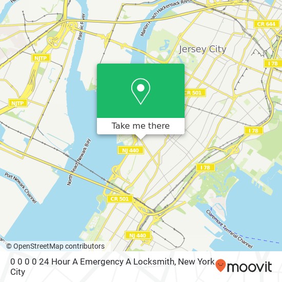 Mapa de 0 0 0 0 24 Hour A Emergency A Locksmith