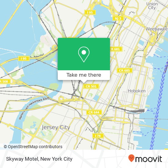 Skyway Motel map