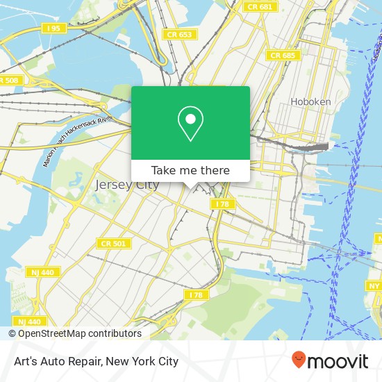 Mapa de Art's Auto Repair