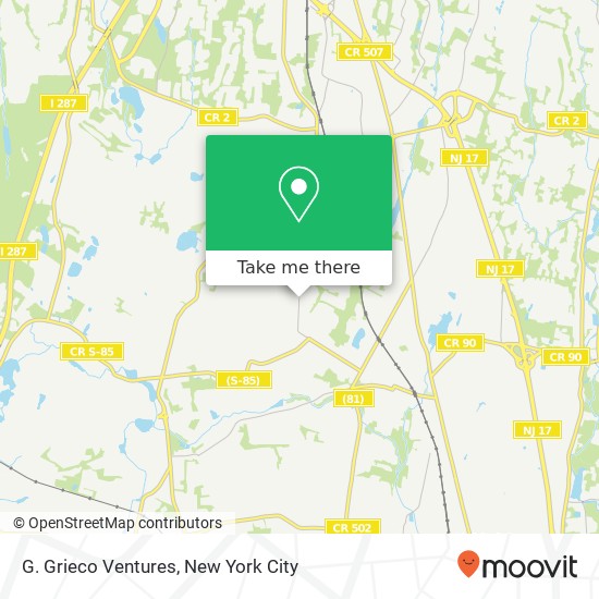 G. Grieco Ventures map