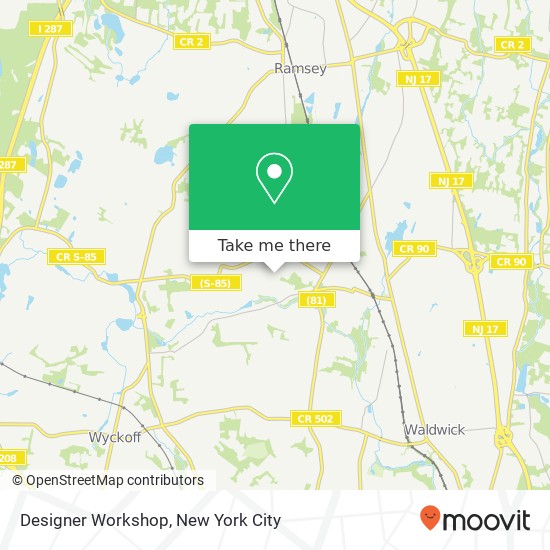 Designer Workshop map