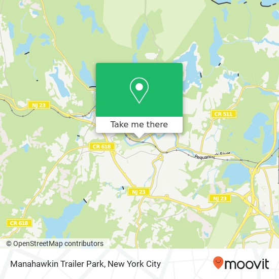 Mapa de Manahawkin Trailer Park