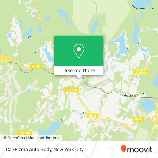 Mapa de Car-Rizma Auto Body