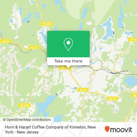 Mapa de Horn & Harart Coffee Company of Kinnelon