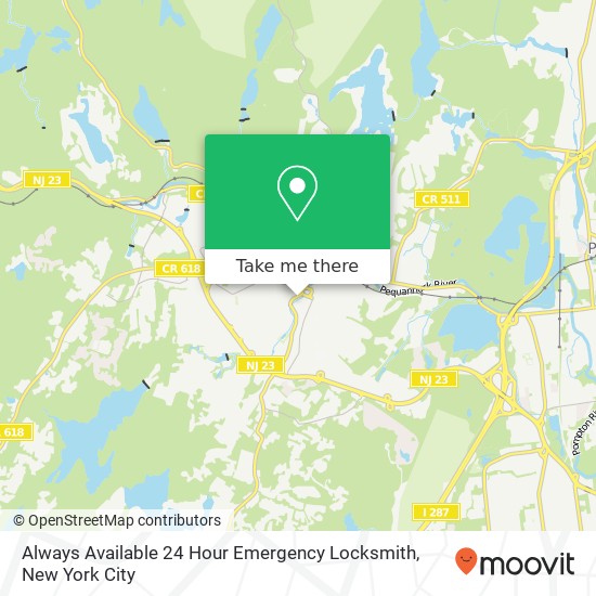 Mapa de Always Available 24 Hour Emergency Locksmith