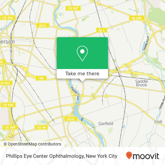 Phillips Eye Center Ophthalmology map