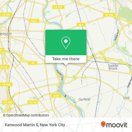 Kenwood Martin S map