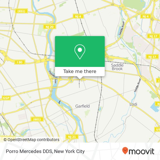 Porro Mercedes DDS map