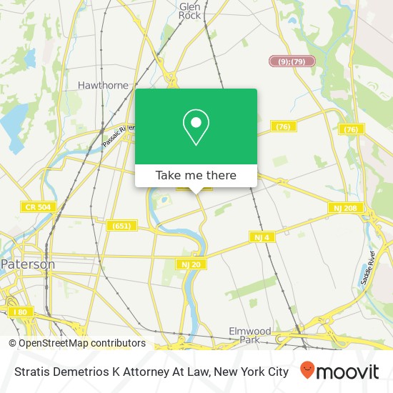 Mapa de Stratis Demetrios K Attorney At Law
