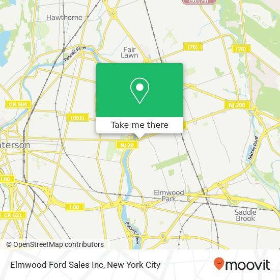 Elmwood Ford Sales Inc map