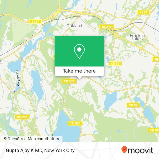 Gupta Ajay K MD map